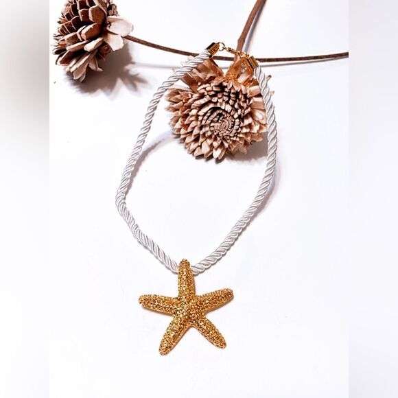 Starfish necklace M301 - Picture 2 of 3